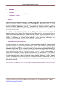 5. Proteínas - Universidad Complutense de Madrid