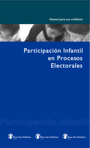 Participación Infantil en Procesos Electorales