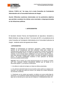 Informe 11/2014 - Gobierno de Aragón