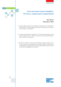 Ya es hora para el giro energético. Por favor, copiarlo (pero