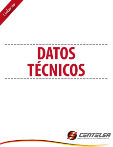 Datos Tecnicos