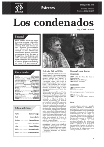 Los condenados - Cineclub Sabadell