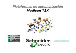 Plataformas de automatización Modicon-TSX