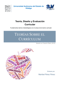 Teorías Sobre el Currículum - Universidad Autónoma del Estado de
