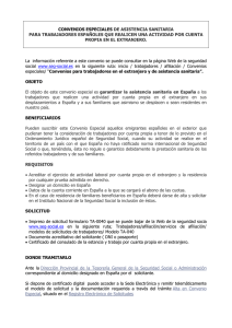 Información Asistencia Sanitaria para trabajadores españoles por