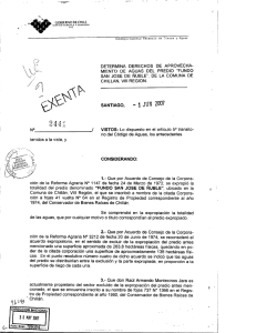 DETERMlNA DERECHOS DE APROVECHA v