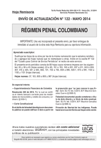 régimen penal colombiano