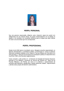 perfil personal perfil profesional