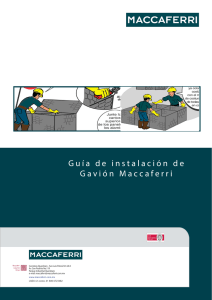 Guía de instalación de Gavión Maccaferri