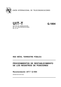 UIT-T Rec. Q.1004 (11/88) Procedimientos de restablecimiento