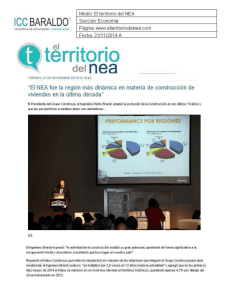 El territorio del NEA (21-11-2014)