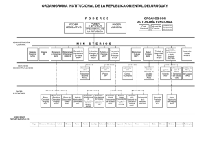 organigrama institucional de la republica oriental deluruguay