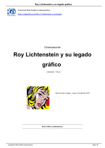 Roy Lichtenstein y su legado gráfico