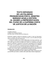 texto depurado de las palabras pronunoiadas por el ministro