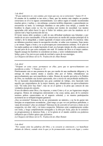 1 de Abril “El que anduviere en este camino, por torpe que sea, no