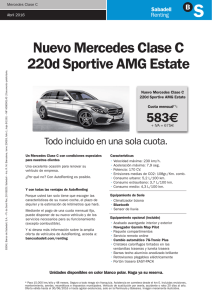 Nuevo Mercedes Clase C 220d Sportive AMG Estate