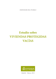 Viviendas protegidas vacías