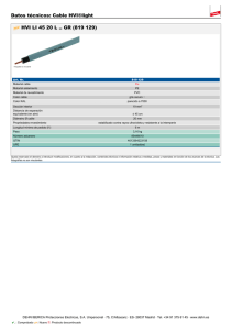 Datos técnicos: Cable HVI®light + HVI LI 45 20 L .. GR (819