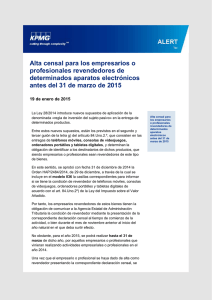 Alta censal para los empresarios o profesionales