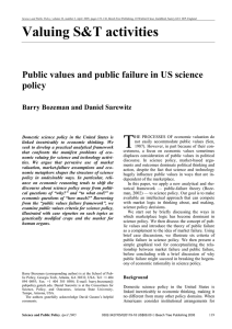 Science and Public Policy, volume 28, number 3, June 2001, pages