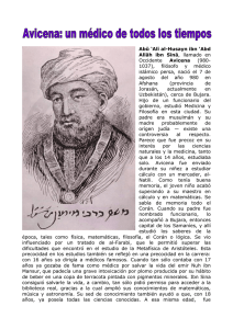 Abū `Alī al-Husayn ibn `Abd Allāh ibn Sīnā, llamado en Occidente