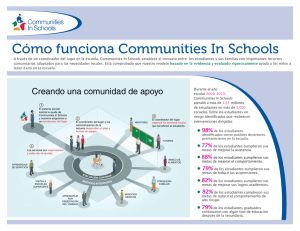 Cómo funciona Communities In Schools