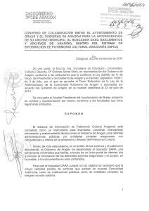 Convenio - Gobierno de Aragón