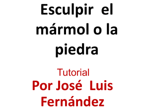 Esculpir el mármol o la piedra - José Luís Fernández. Escultor