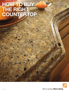 How to Buy the Right Countertop