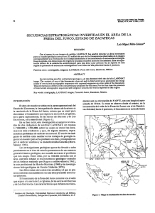 SECUENCIAS ESTRATIGRÁFICAS INVERTIDAS EN EL ÁREA DE LA