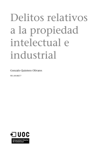 Delitos relativos a la propiedad intelectual e industrial