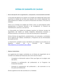 sistema de garantía de calidad - Universidad Complutense de Madrid