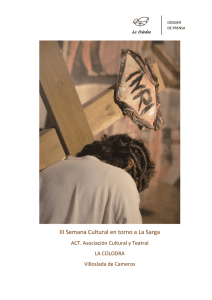 III Semana Cultural en torno a La Sarga