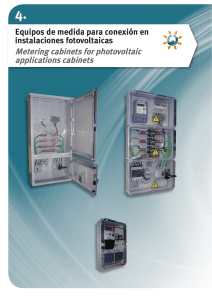 Metering cabinets for photovoltaic applications cabinets