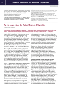 Ya no es un niño: del Reino Unido a Afganistán