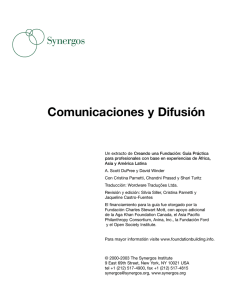 Comunicaciones y Difusión