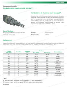 Conductores de Aluminio AAAC (Arvidal)