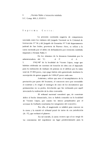 , Hernán Pablo s/retención indebida S.e. Comp. 800, L.XXXVI