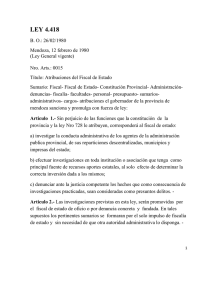 LEY 4.418 - Fiscalía de Estado