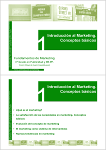 introducción al marketing. conceptos básicos