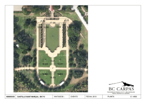 Plano jardines - Castell de Sant Marçal
