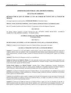 Ley de Unidad de Cuenta de la Ciudad de México.