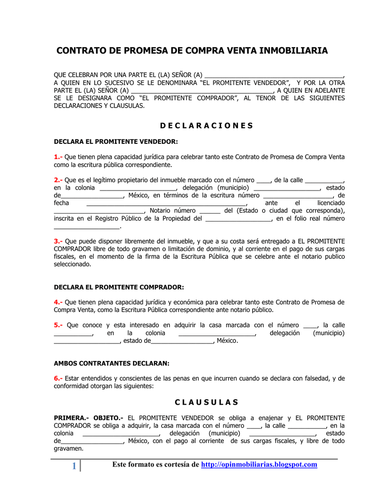 Modelo De Contrato De Compraventa Inmueble Propiedad Derecho Privado Sexiz Pix 3244