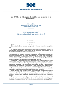 Ley 30/1984, de 2 de agosto, de medidas para la reforma de la