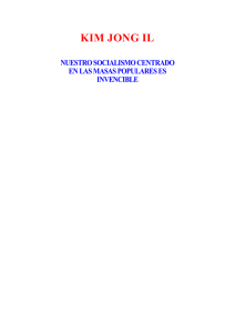 Nuestro socialismo centrado en las masas populares es invencible