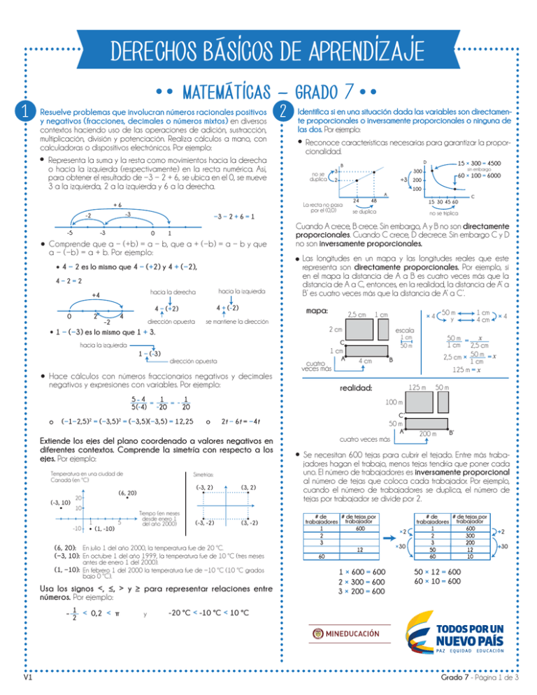 matemáticas - grado 7