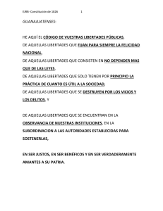 guanajuatenses: he aquí el código de vuestras libertades públicas