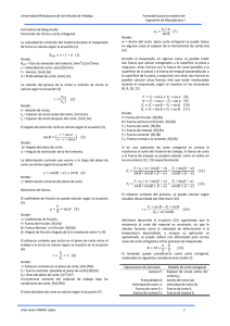 ecuaciones Maquinado 2 - Facultad de Ingeniería Mecánica
