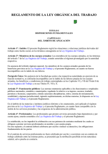 reglamento de la ley orgánica del trabajo