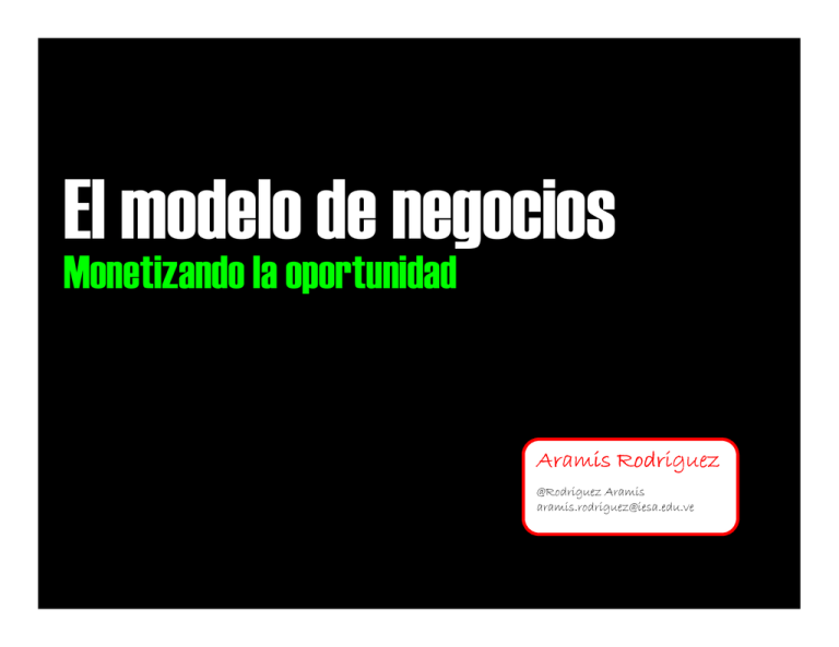 Modelo Canvas IDEAS 2012 
